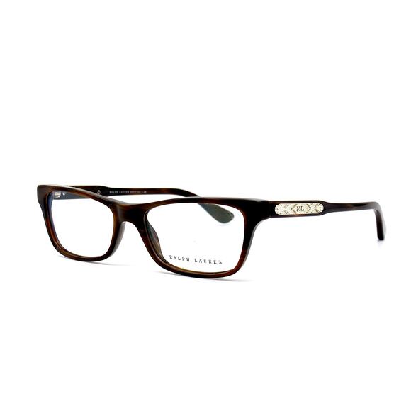 RALPH LAUREN RL 6115 5472 BROWN HORN AUTHENTIC EYEGLASSES FRAME - Picture 3 of 12